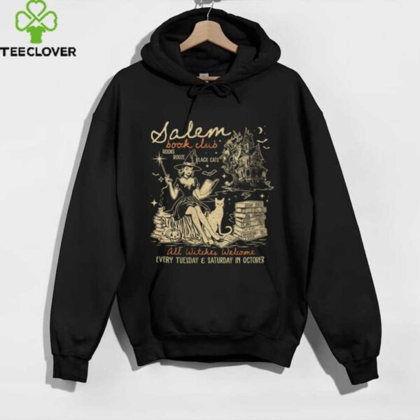 Salem Book Club Bookish Witch Spicy Book Halloween Shirt