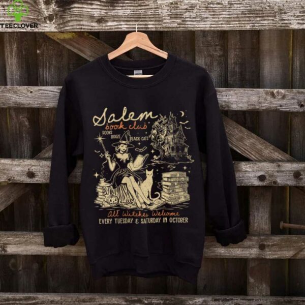 Salem Book Club Bookish Witch Spicy Book Halloween Shirt