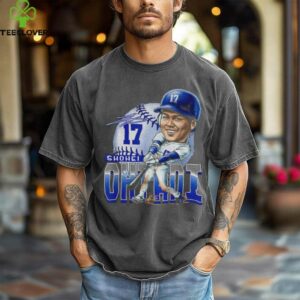 Shohei Ohtani Los Angeles Hitting Los Angeles Dodgers cartoon big head MLB 2025 signature shirt