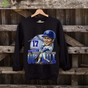 Shohei Ohtani Los Angeles Hitting Los Angeles Dodgers cartoon big head MLB 2025 signature shirt