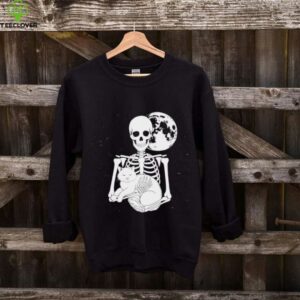 Skeleton Cat Skull Kitty Cute Goth Halloween Shirt