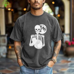 Skeleton Cat Skull Kitty Cute Goth Halloween Shirt