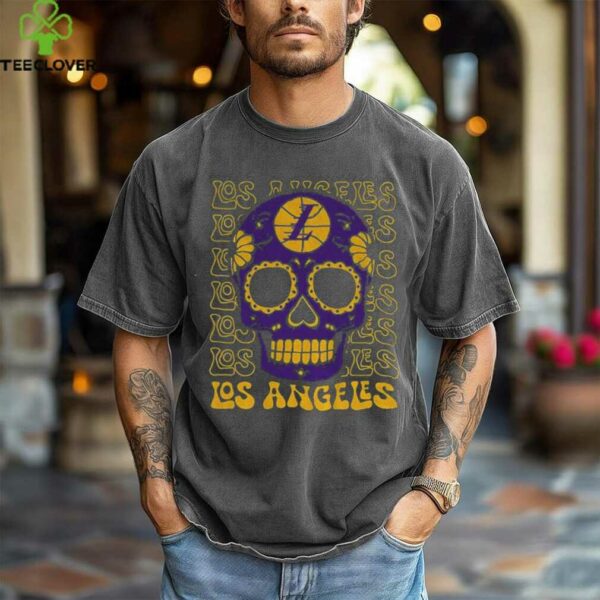 Sugar Skull Los Angeles Lakers MLB baseball 2025 gift for fans shirt