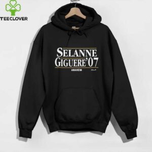 Teemu Selanne & Jean Sebastien Giguere ’07   Anaheim Hockey Shirt