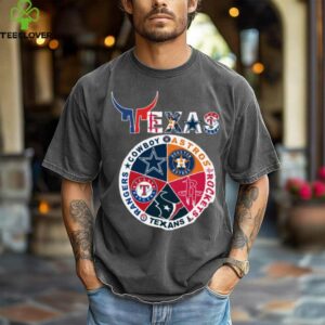 Texas Sports Teams Logo Cowboys x Astros x Rockets x Texans x Rangers Shirt