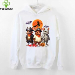 Three Rats Costume Pirate Boo Mummy Halloween Shirt