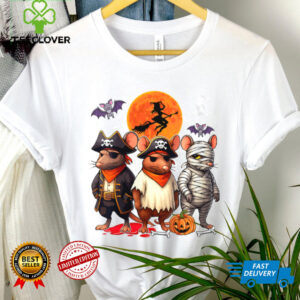 Three Rats Costume Pirate Boo Mummy Halloween Shirt
