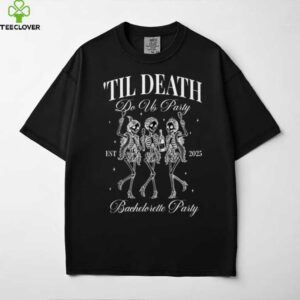 Til Death Do Us Party Retro Halloween Bachelorette Matching Shirt