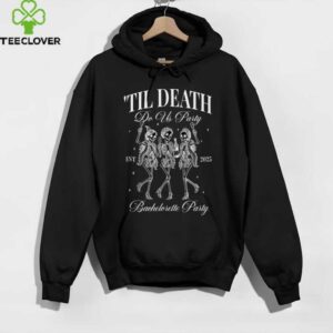 Til Death Do Us Party Retro Halloween Bachelorette Matching Shirt