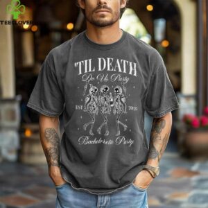 Til Death Do Us Party Retro Halloween Bachelorette Matching Shirt