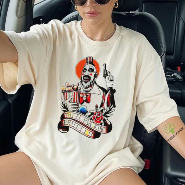 Tutti fuckin frutti printed funny shirt