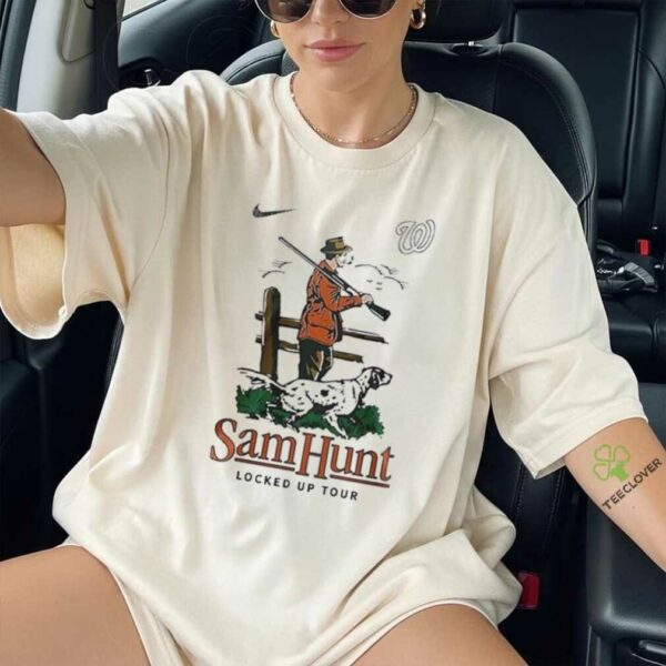 Washington Nationals x Sam Hunt summer tour locked up tour shirt