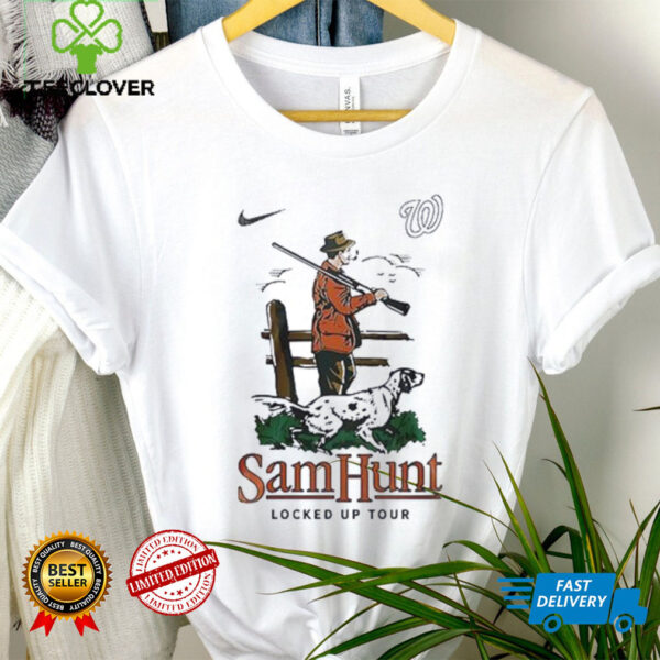 Washington Nationals x Sam Hunt summer tour locked up tour shirt