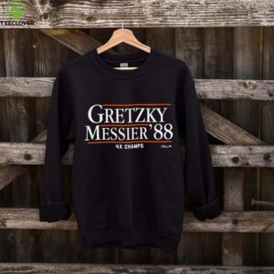 Wayne Gretzky & Mark Messier ’88   Edmonton Hockey Shirt