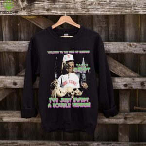 Welcome to the field of screams I’ve just swept a doubleheader Halloween shirt