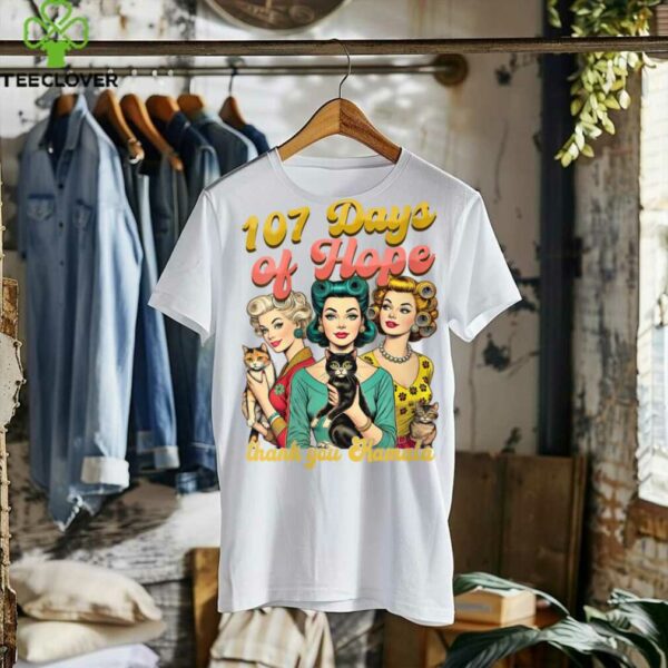 107 Days Kamala Harris _ Childless Cat Ladies Shirt