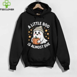 A Little Boo Is Almost Due Cute Fall Pregnancy Ghost Shirt