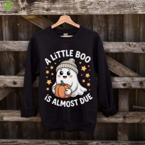 A Little Boo Is Almost Due Cute Fall Pregnancy Ghost Shirt