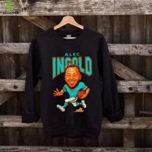 Alec Ingold player Miami Dolphins football caricature shirt