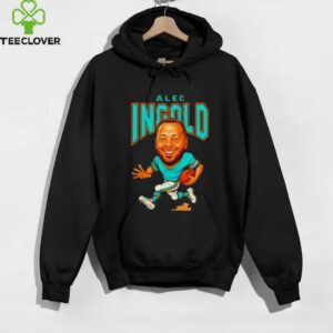 Alec Ingold player Miami Dolphins football caricature shirt
