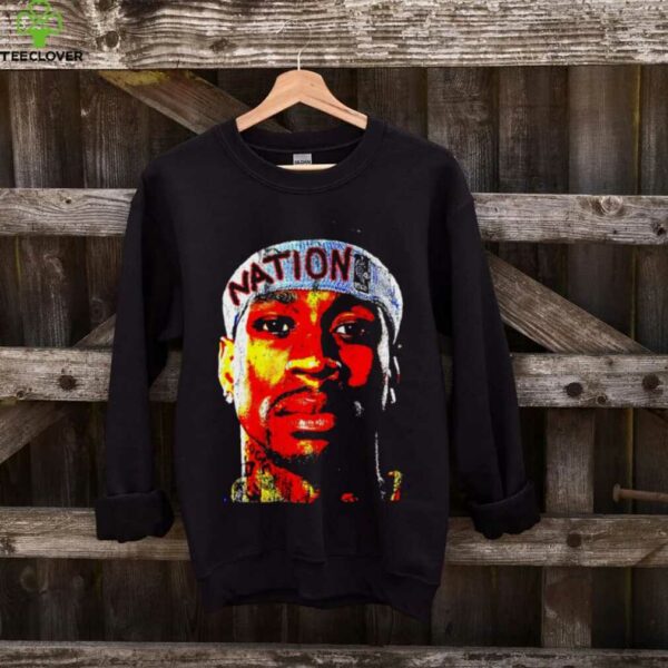 Allen Iverson big head Philadelphia 76ers shirt
