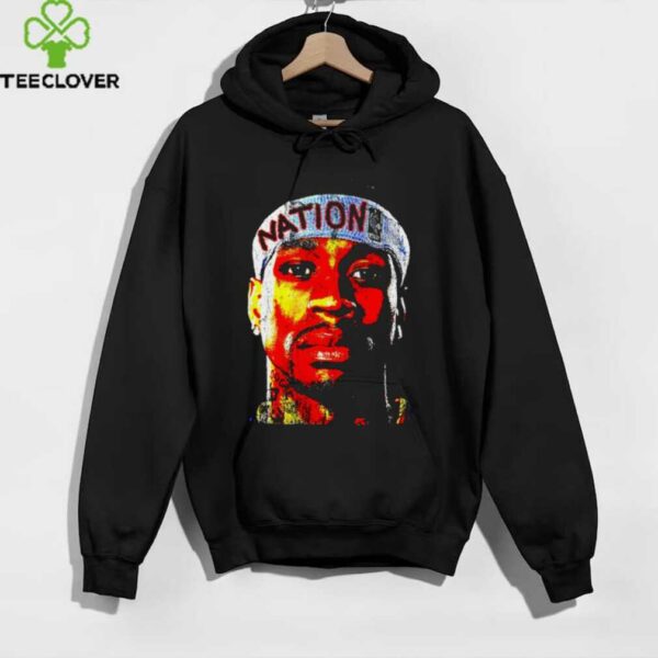 Allen Iverson big head Philadelphia 76ers shirt