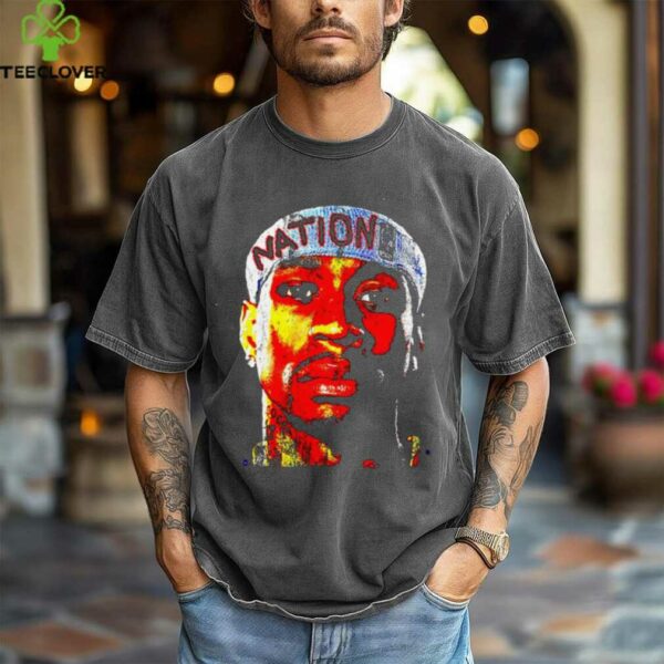 Allen Iverson big head Philadelphia 76ers shirt