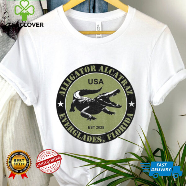 Alligator Alcatraz Everglades Est 2025 Commemorative political shirt