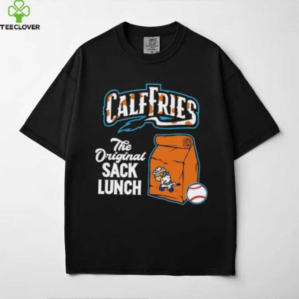Amarillo Sod Poodles Calf Fries the original sack lunch shirt