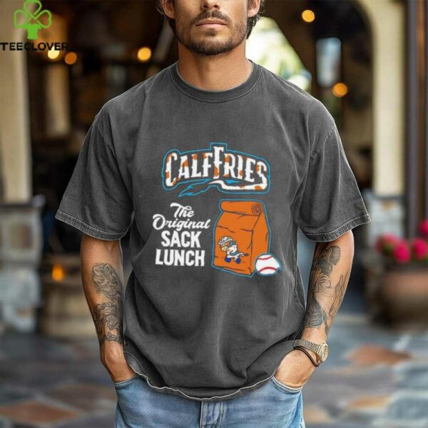 Amarillo Sod Poodles Calf Fries the original sack lunch shirt