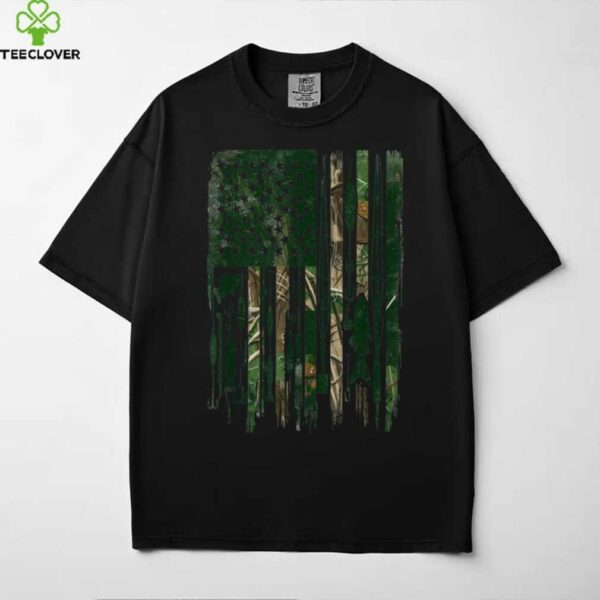 American Fishing Flag Camo Shirt
