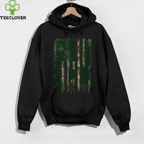 American Fishing Flag Camo Shirt