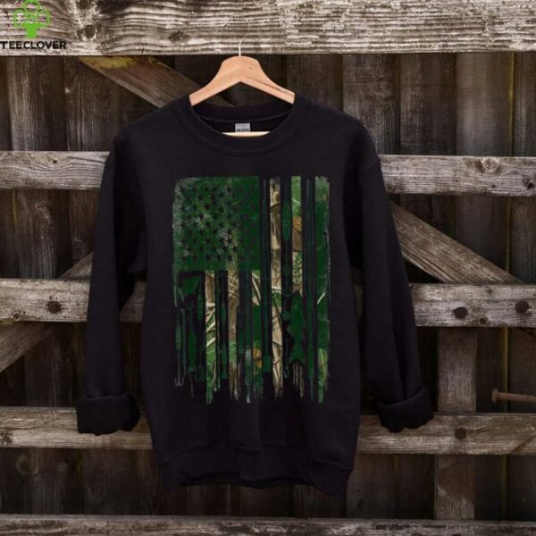 American Fishing Flag Camo Shirt