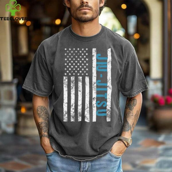 American Flag Jiu Jitsu Patriotic BJJ Shirt