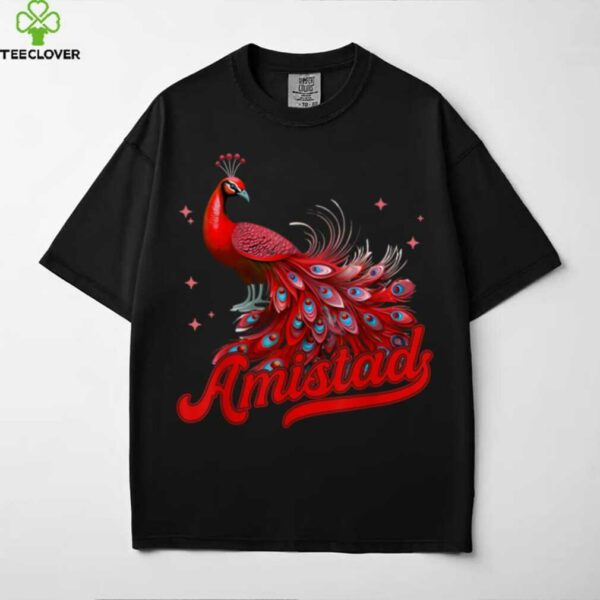 Amistad House Of Friendship Red Peacock Team Shirt