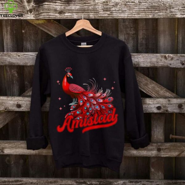 Amistad House Of Friendship Red Peacock Team Shirt