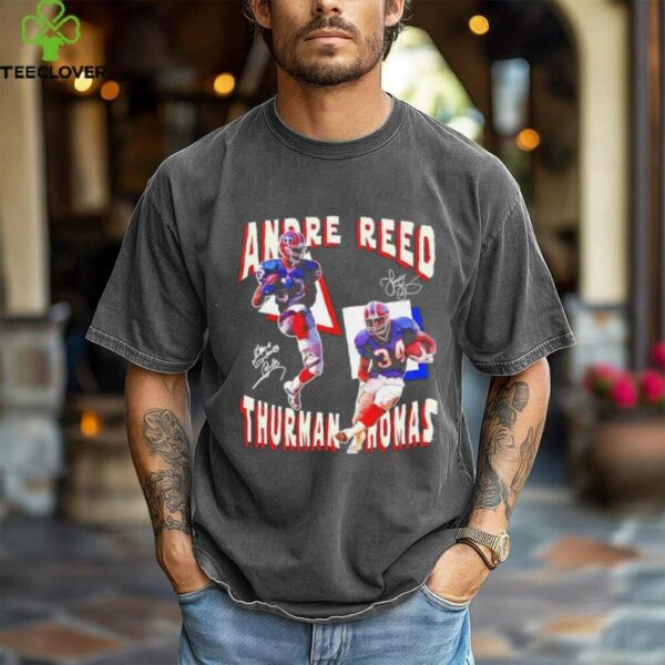 Andre Reed and Thurman Thomas aerial and ground shirt
