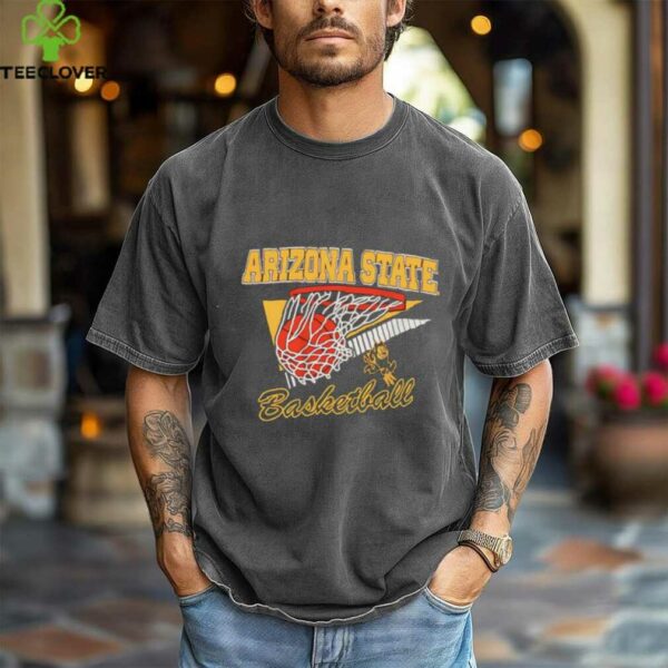 Arizona State basketball retro swish shirt