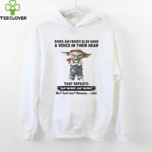 Baby Yoda does anybody else have a voice in their head slap the idiot shirt