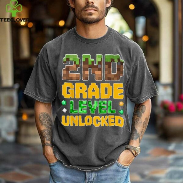 Back To School 2nd Grade Boys Gamer First Day Second Grade Shirt