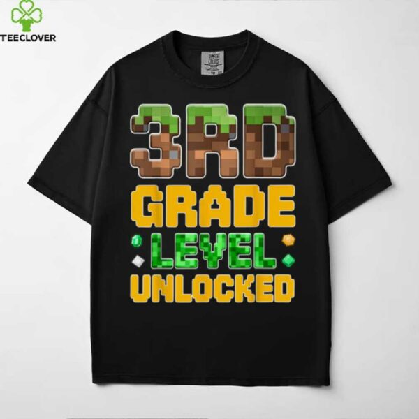 Back To School 3rd Grade Boys Gamer First Day Of Third Grade Shirt