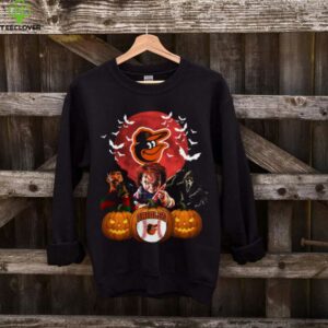 Baltimore Orioles Halloween Horror Mashup T Shirt