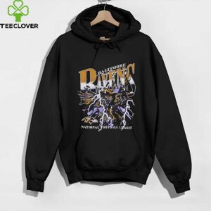 Baltimore Ravens national football league crow lighting graphic shirt