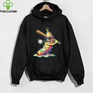 Banana Swinging Baseball Drip Artwork Art Shirt