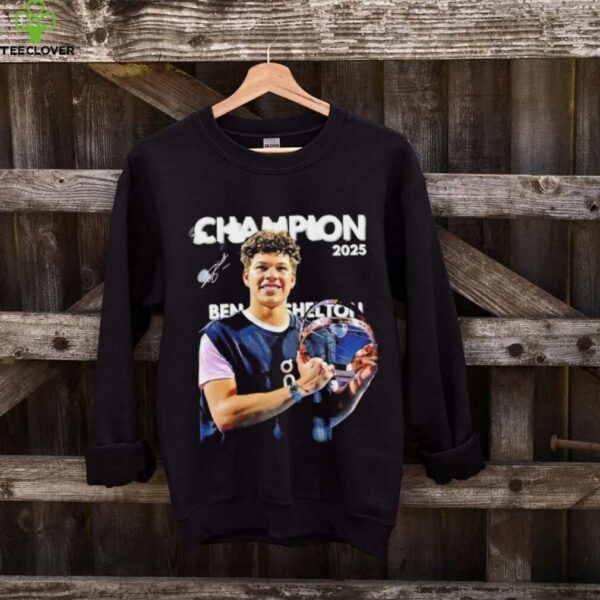 Ben Shelton Player Tennis Champion Wimbledon 2025 Graphic shirt