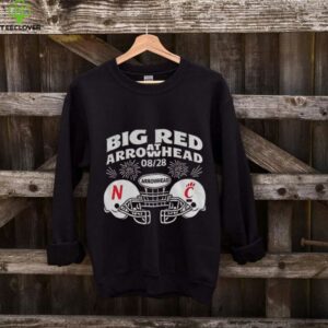 Big red Arrowhead football Nebraska Cornhuskers vs Cincinnati Bearcats NFL shirt