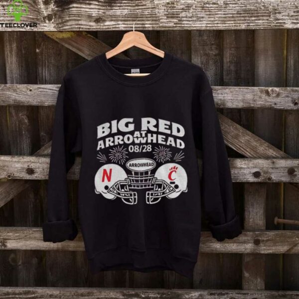 Big red Arrowhead football Nebraska Cornhuskers vs Cincinnati Bearcats NFL shirt