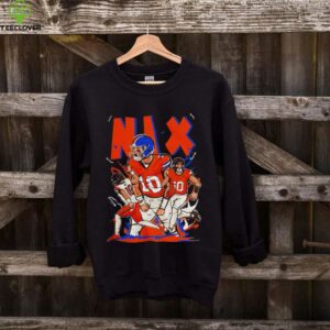 Bo Nix Cartoon Style Denver Football shirt