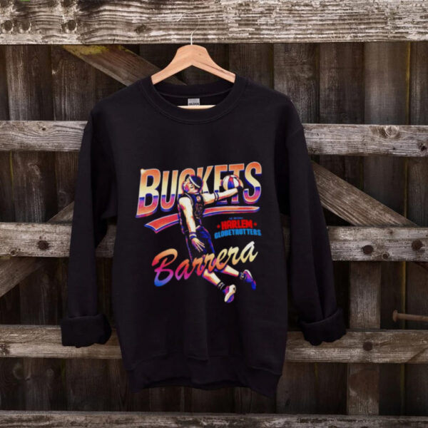 Buckets Barrera slam dunk Harlem Globetrotters shirt