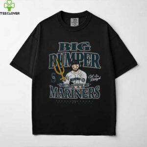 Cal Raleigh Navy Seattle Mariners Player Graphic T Shirt